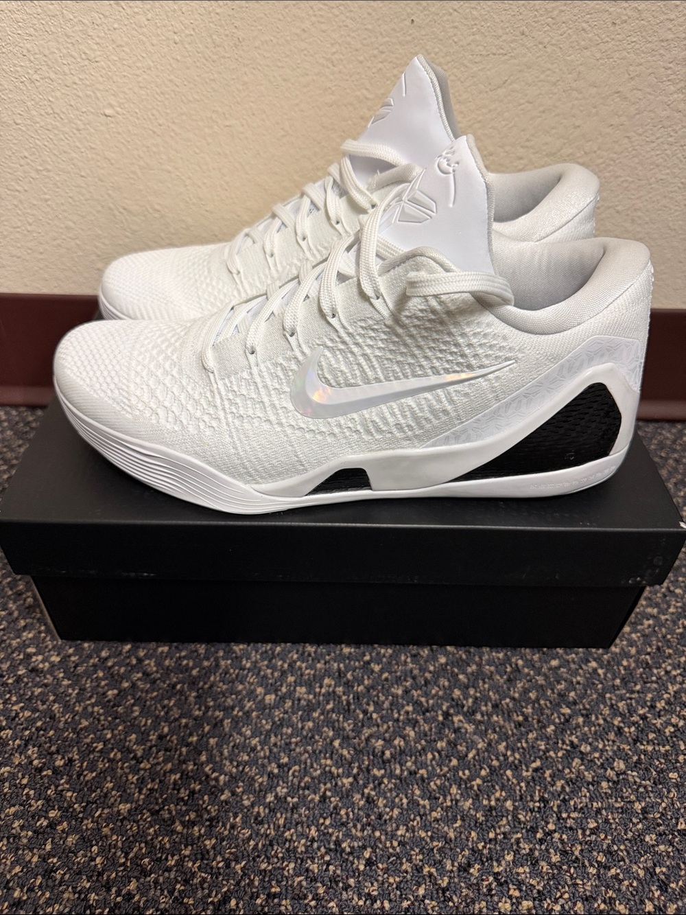 Nike All-White Kobe IX elite low Protro Halo